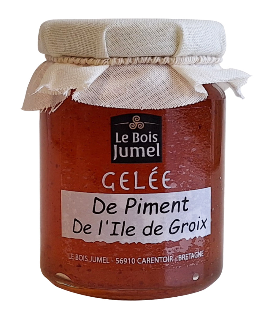 Le Bois Jumel gelée piment Île de Groix 120g fruitée