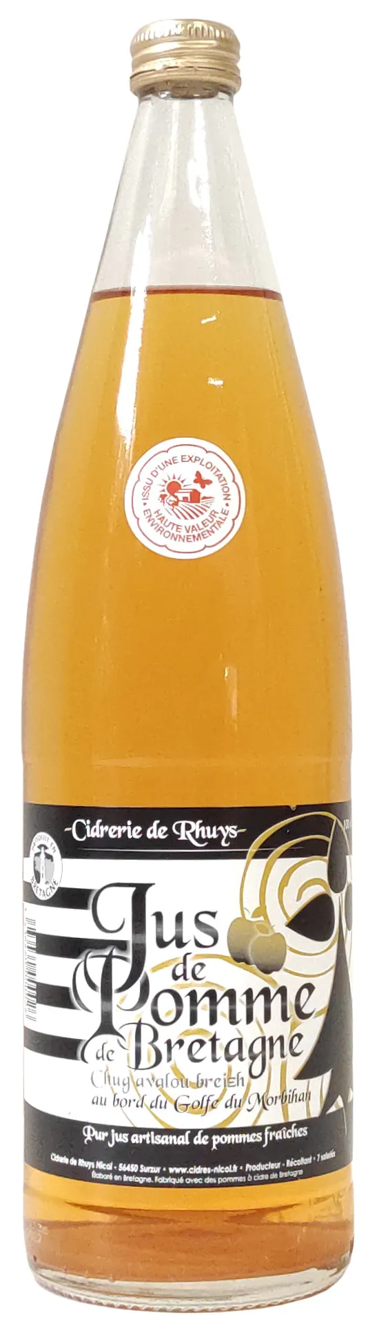 La Trinitaine Nicol jus de pomme 100% pur jus 1L
