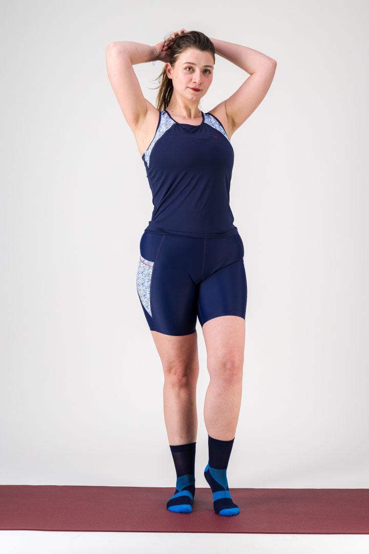 Gayaskin Nouvelle Vague short cuissard femme marine