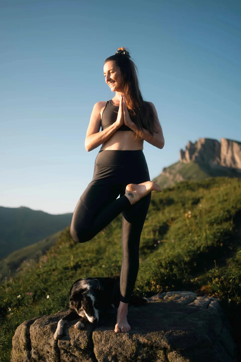 GAYASKIN Orion legging sport femme noir bi-matière confort