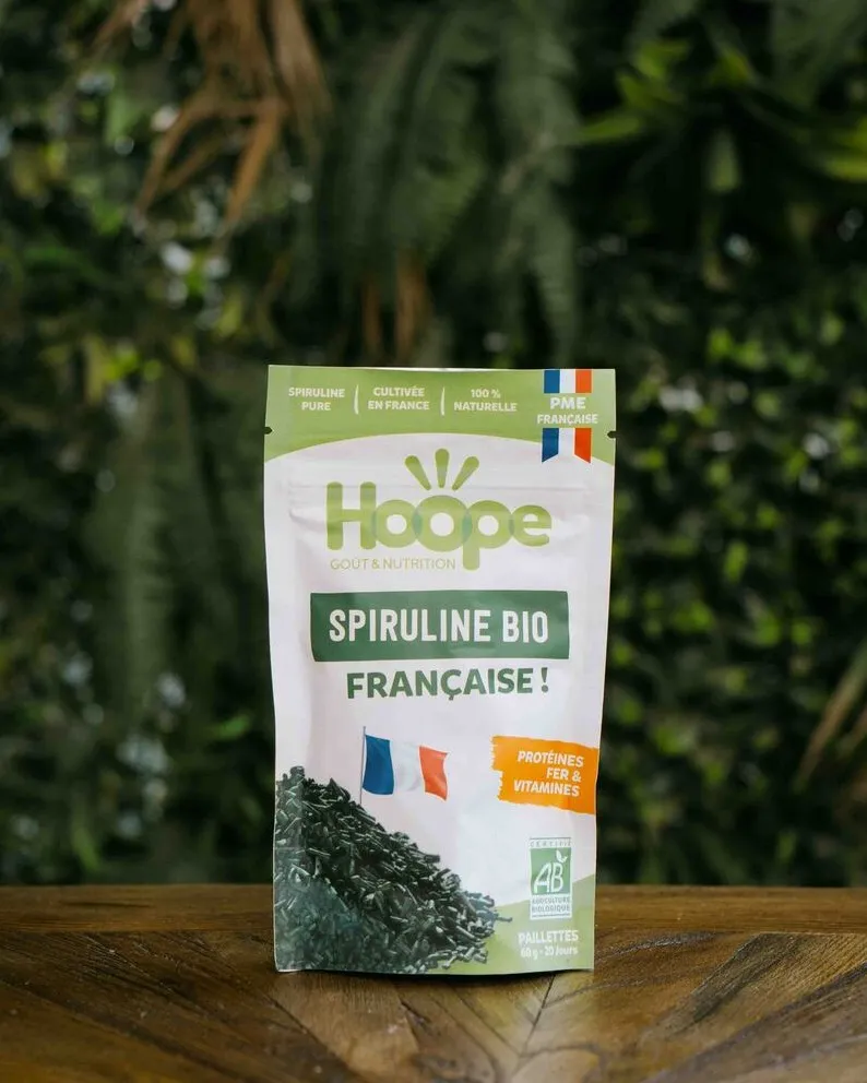 HOOPE Spiruline en paillettes BIO France protéines