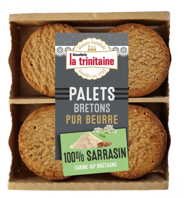 La Trinitaine Palets Pur Beurre Sarrasin 140g Biscuit Blé Noir