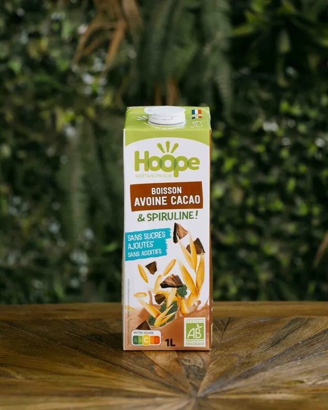 HOOPE Boissons végétales Avoine Cacao boisson avoine bio