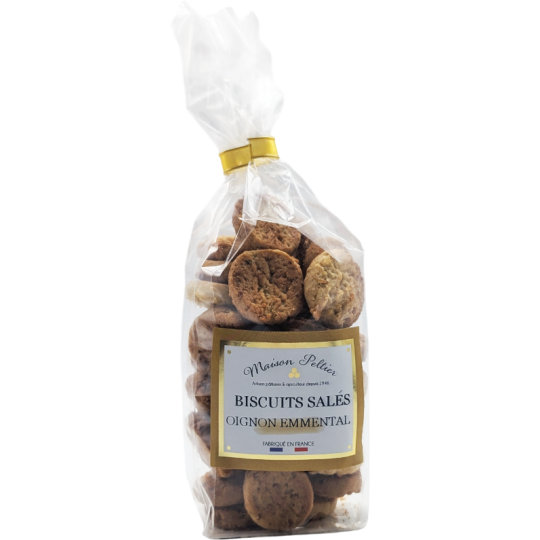 La Trinitaine Biscuits Oignon Emmental 120g apéritif