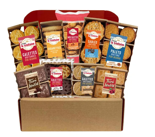 La Trinitaine Box Biscuits Bretons 9 Sachets Cadeau