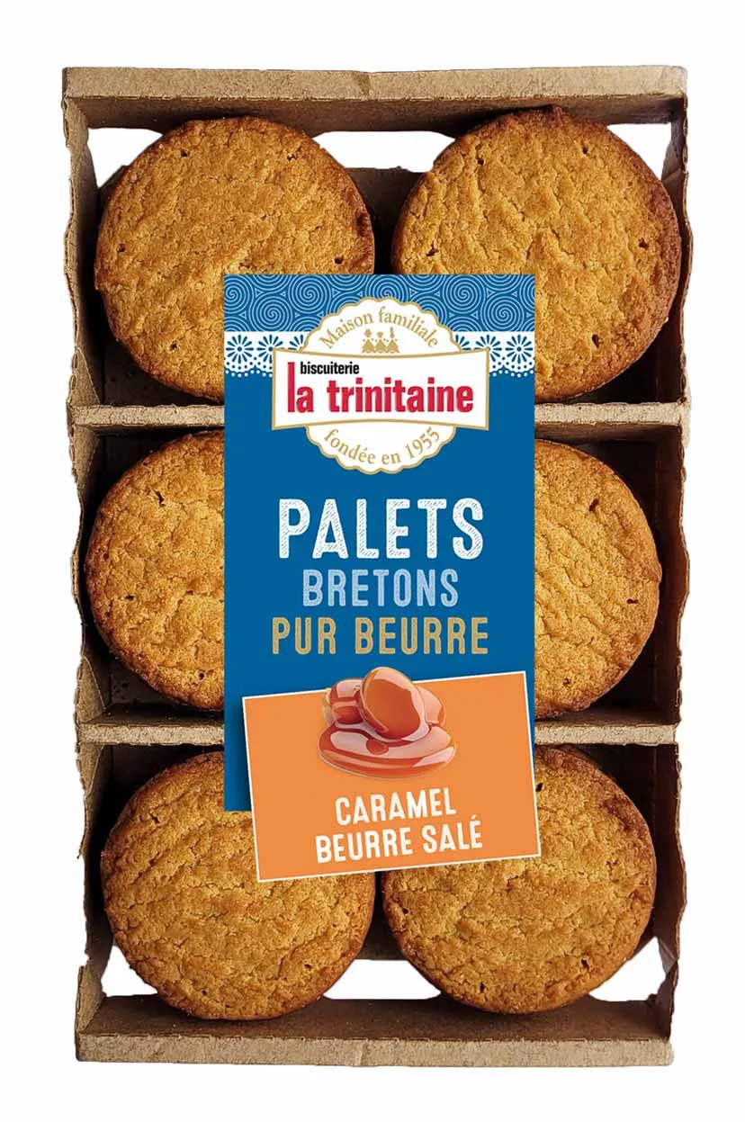 La Trinitaine Palets caramel beurre salé biscuits