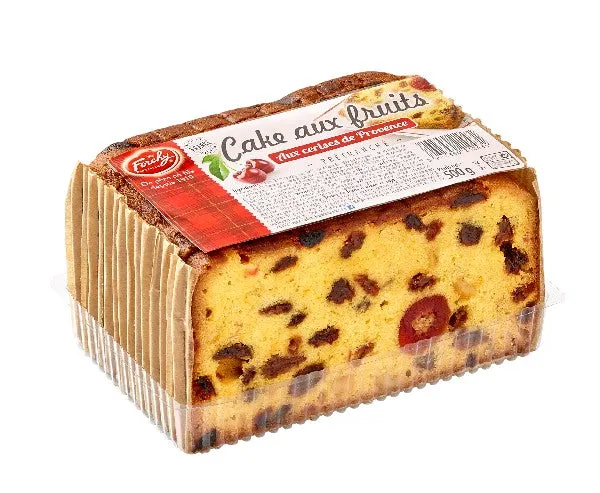 La Trinitaine Cake aux fruits pré-tranché gâteau moelleux
