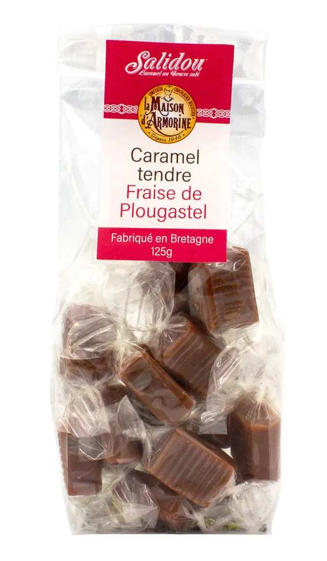 La Trinitaine Caramels fraise Plougastel bonbons fondants