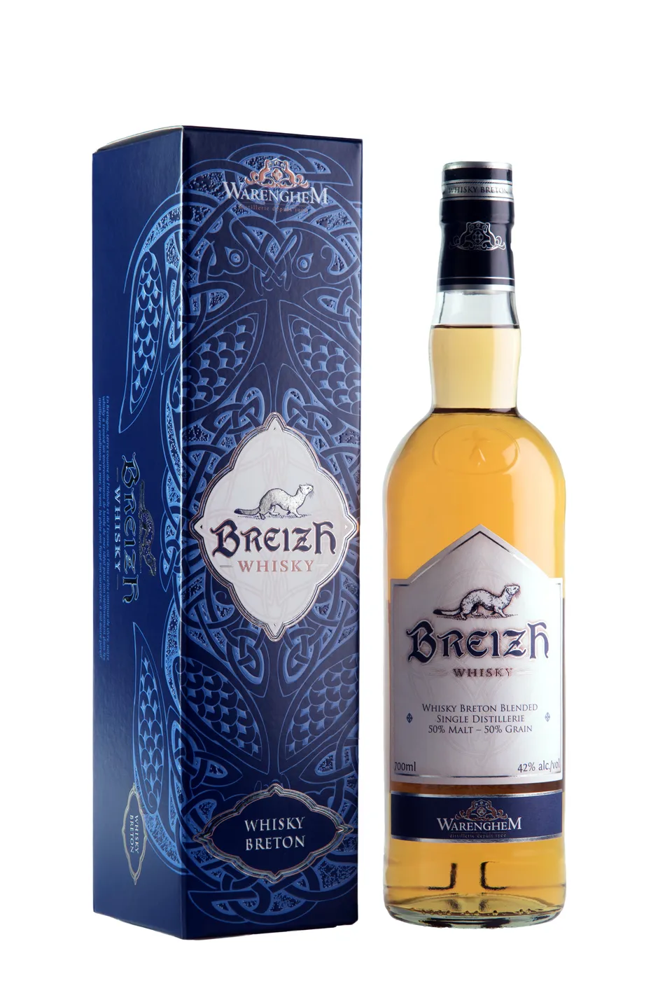 La Trinitaine Whisky breton blended Breizh 70cl chêne