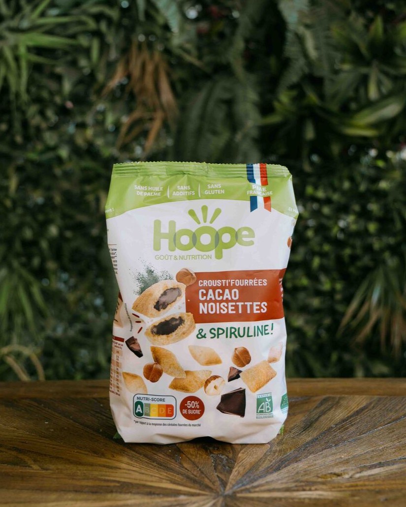 HOOPE Crousti'fourrées Cacao Noisettes céréales fibres