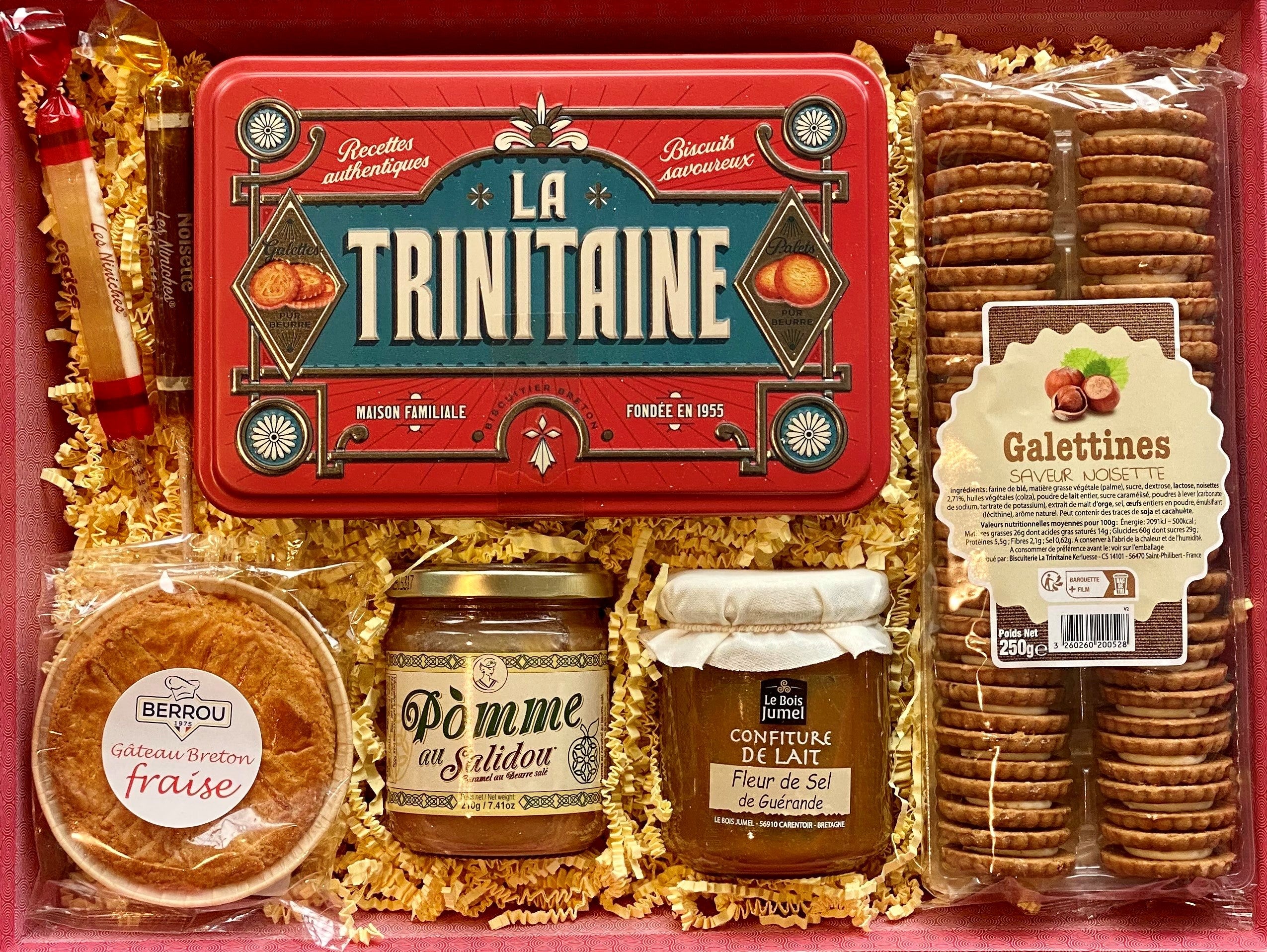 La Trinitaine Panier Vintage panier gourmand sucré