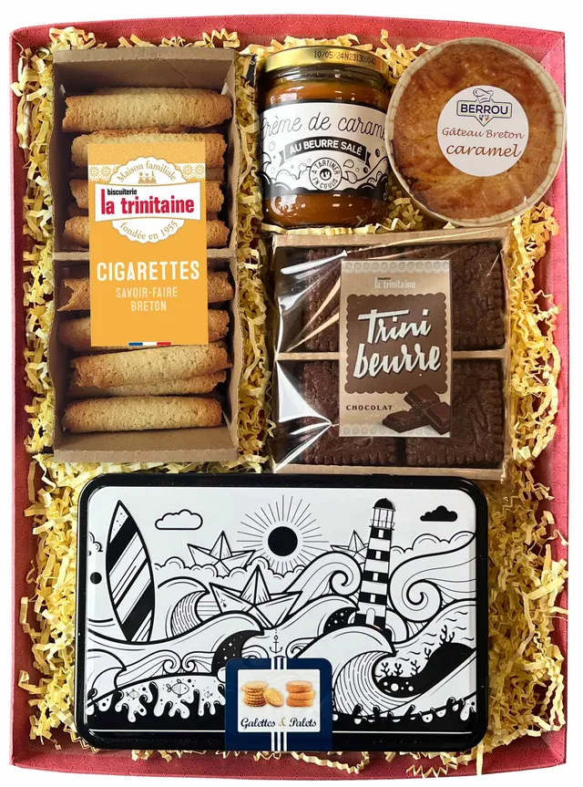 La Trinitaine Panier BZH panier gourmand breton 5 produits