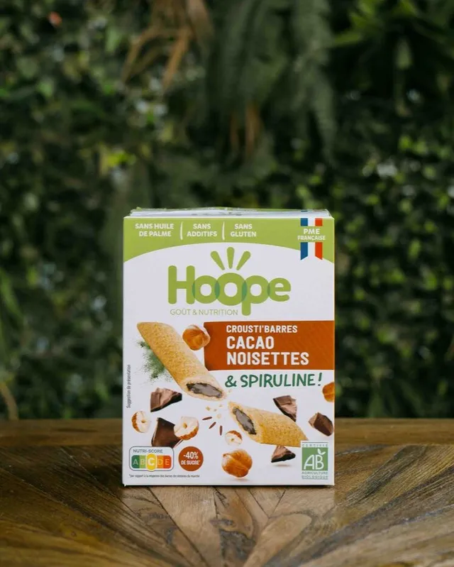 HOOPE Crousti'barres Cacao Noisettes barres x12 fibres