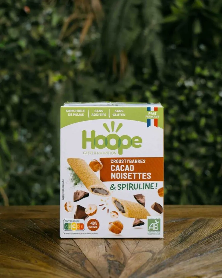 HOOPE Crousti'barres Cacao Noisettes barres x12 fibres
