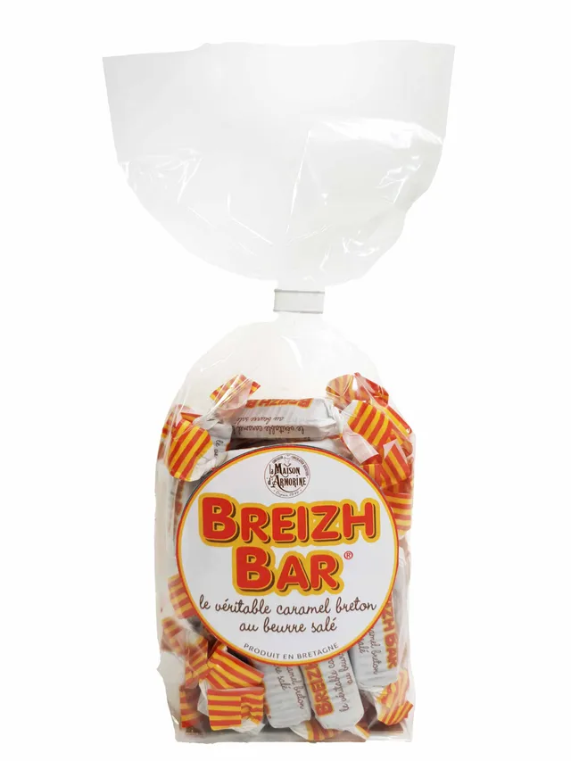 La Trinitaine Breizh Bar caramels beurre salé sachet 200g