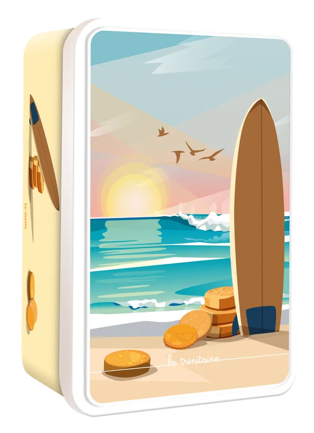 La Trinitaine Coffret Matin Surf Galettes Palets Beurre