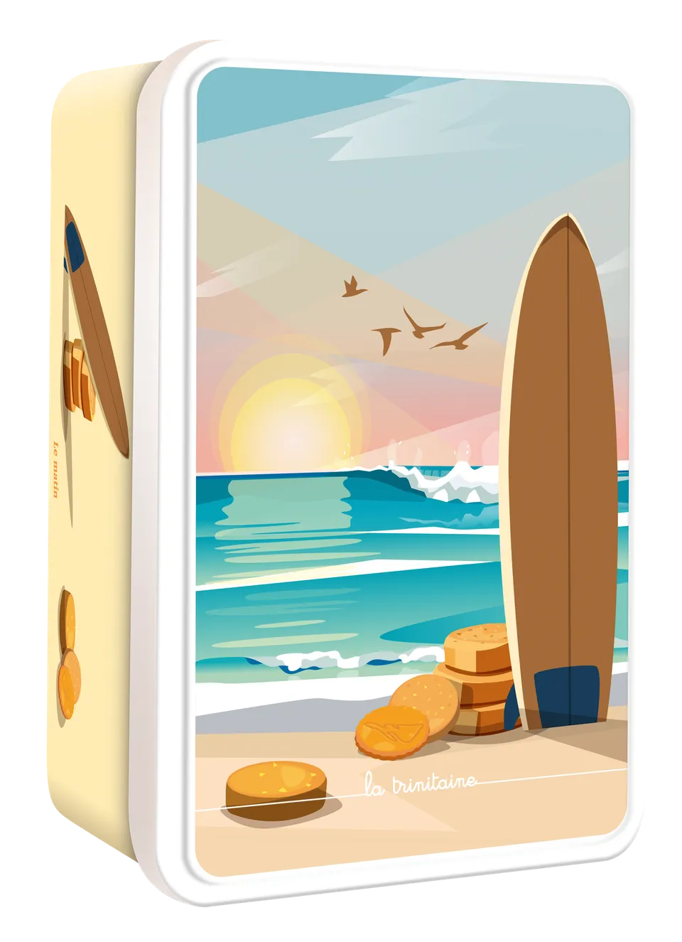 La Trinitaine Coffret Matin Surf Galettes Palets Beurre
