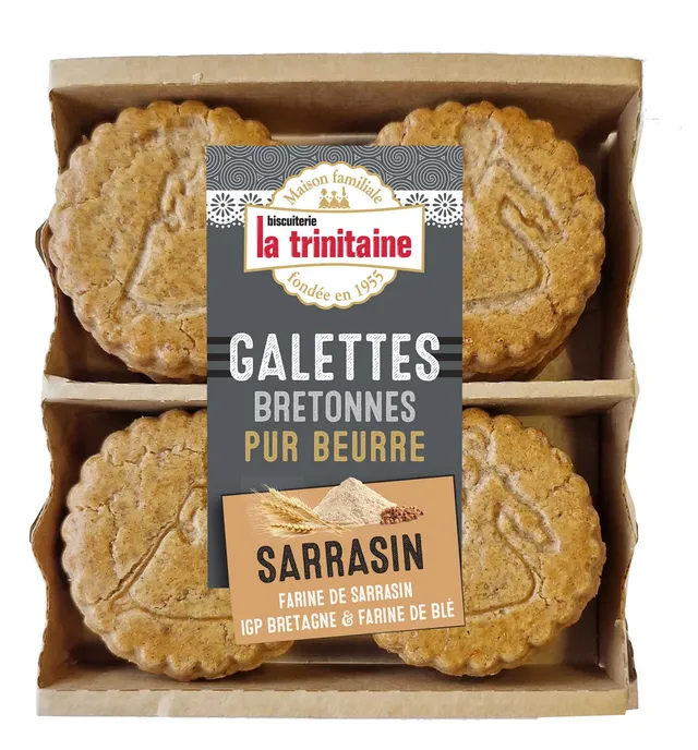 La Trinitaine Biscuits bretons Galettes Pur Beurre Sarrasin 150g