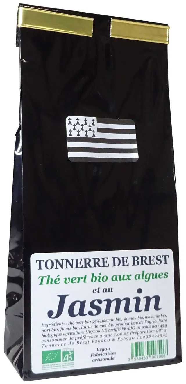 La Trinitaine Thé vert bio algues jasmin