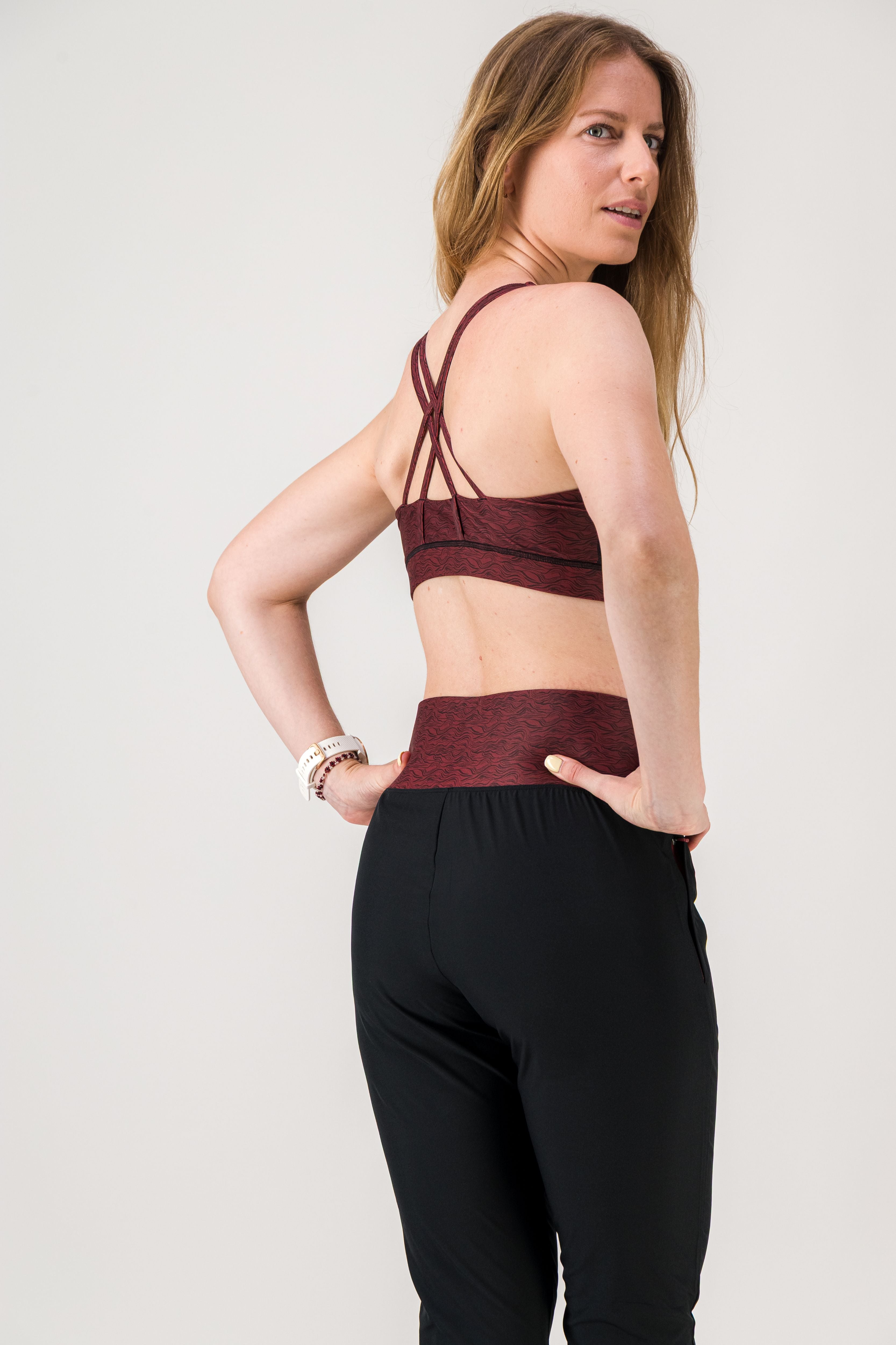GAYASKIN Gaya Vibrations brassière sport bordeaux