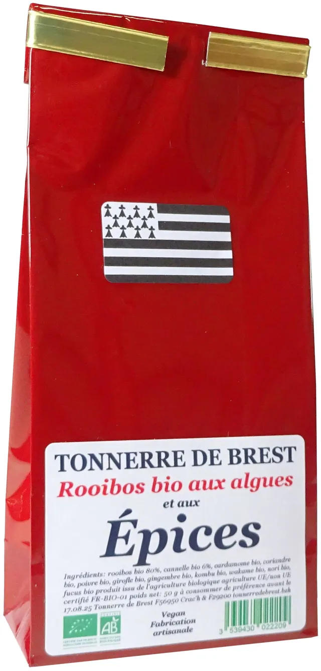 La Trinitaine Thé rooibos BIO algues épices infusion