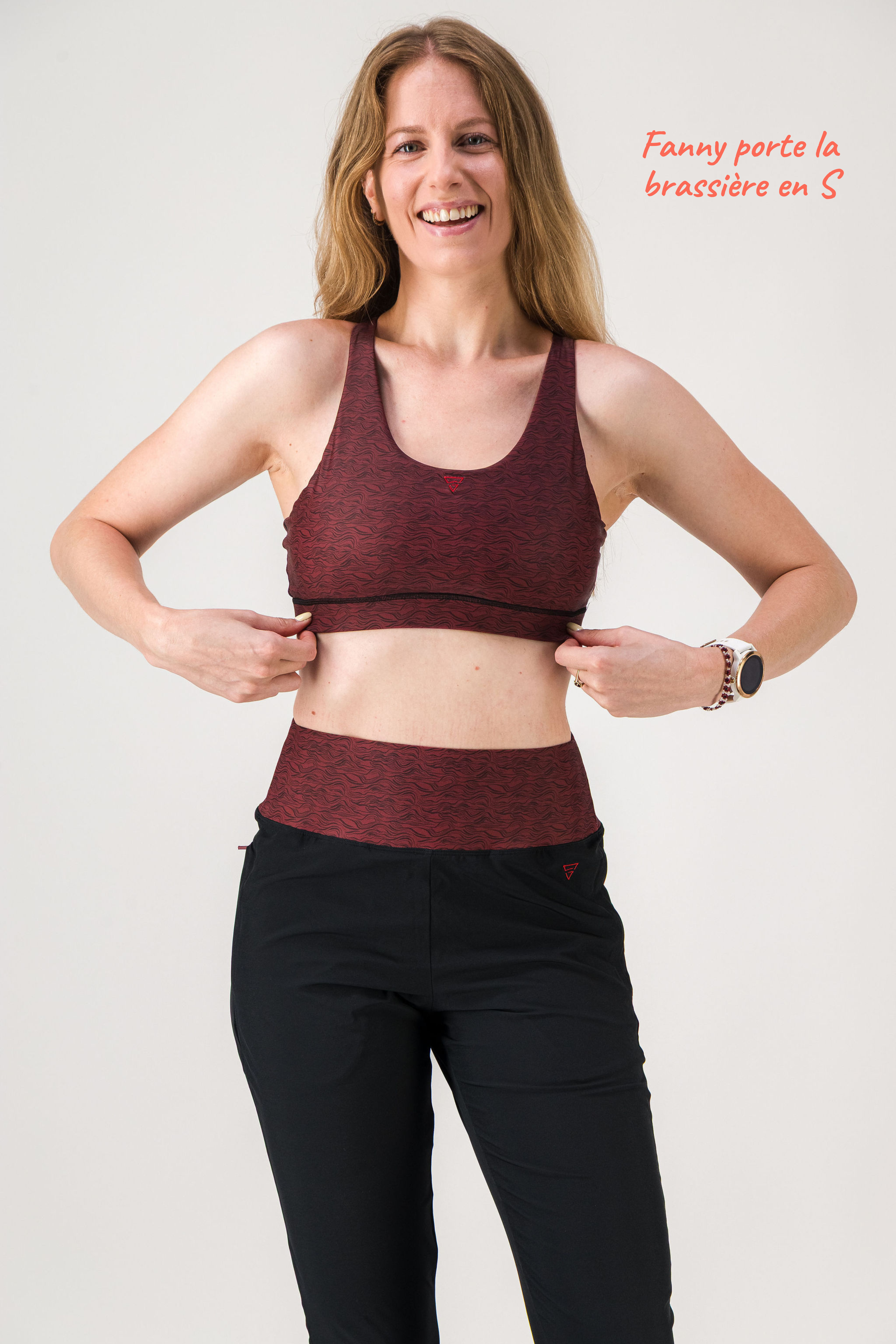 GAYASKIN Gaya Vibrations brassière sport bordeaux