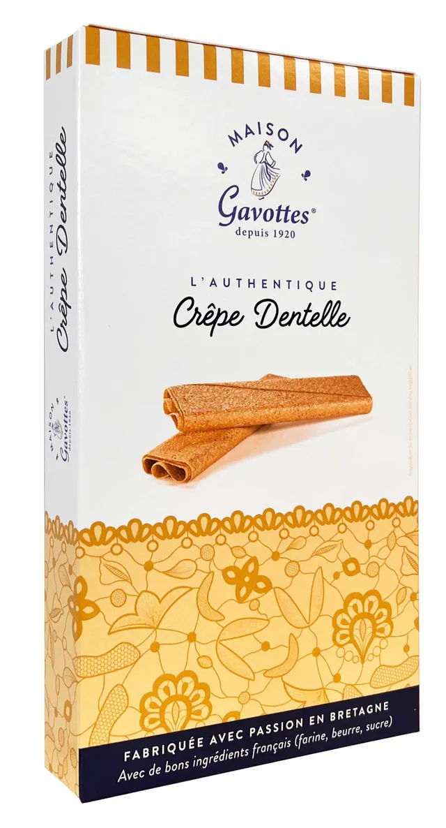 La Trinitaine Étui crêpes dentelle nature Gavottes