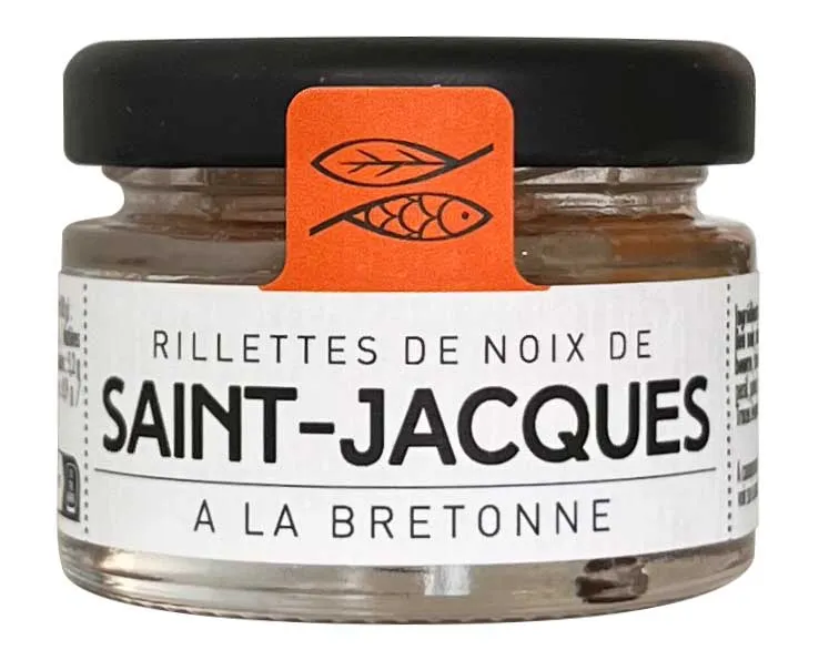 La Trinitaine Rillette Saint-Jacques bretonne 30g