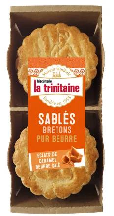 La Trinitaine Sablés Bretons éclats caramel beurre salé biscuits