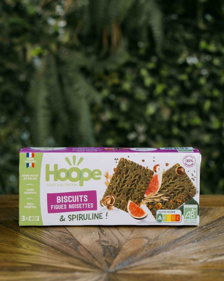 HOOPE Biscuits encas figues noisettes bio fibres
