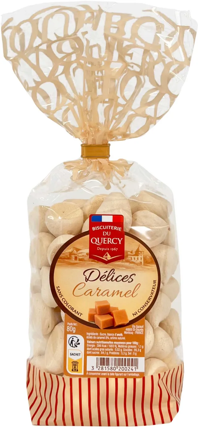 La Trinitaine Meringues aux Éclats de Caramel sachet