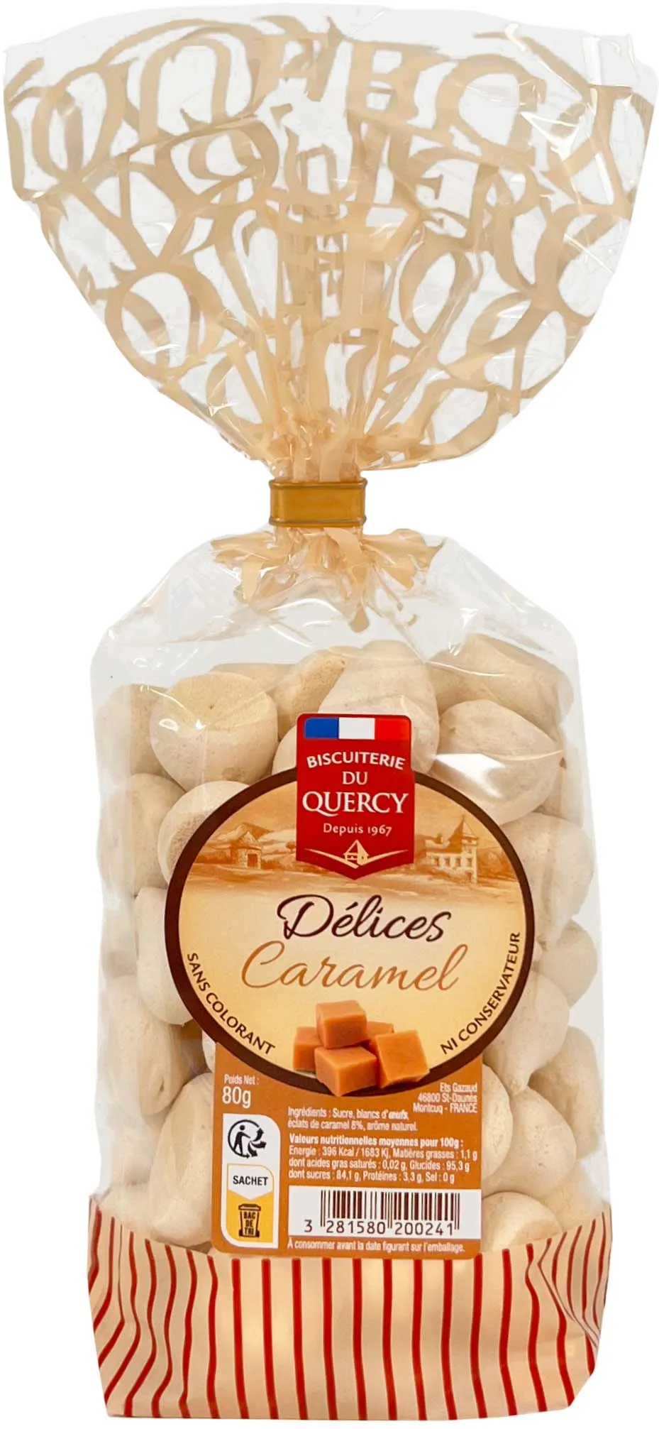 La Trinitaine Meringues aux Éclats de Caramel sachet