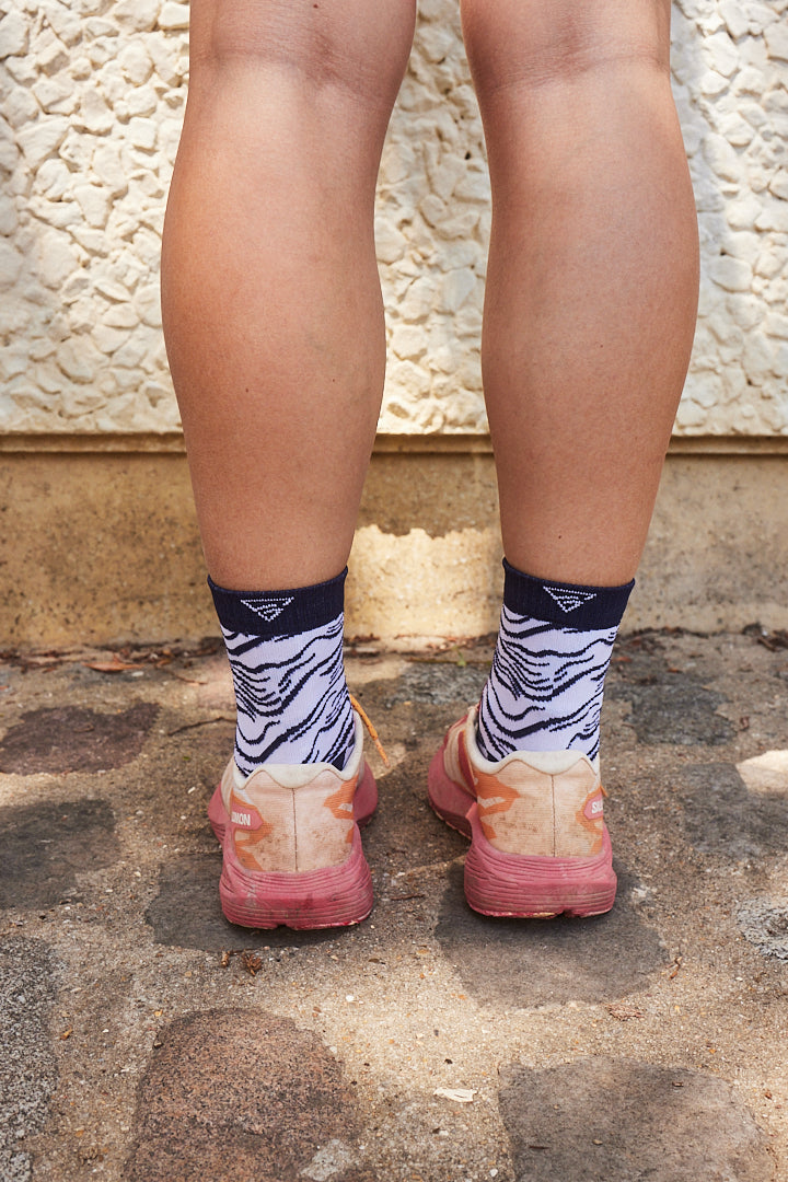 GAYASKIN Chaussettes Vagues femme mi-hautes 35/38 respirantes