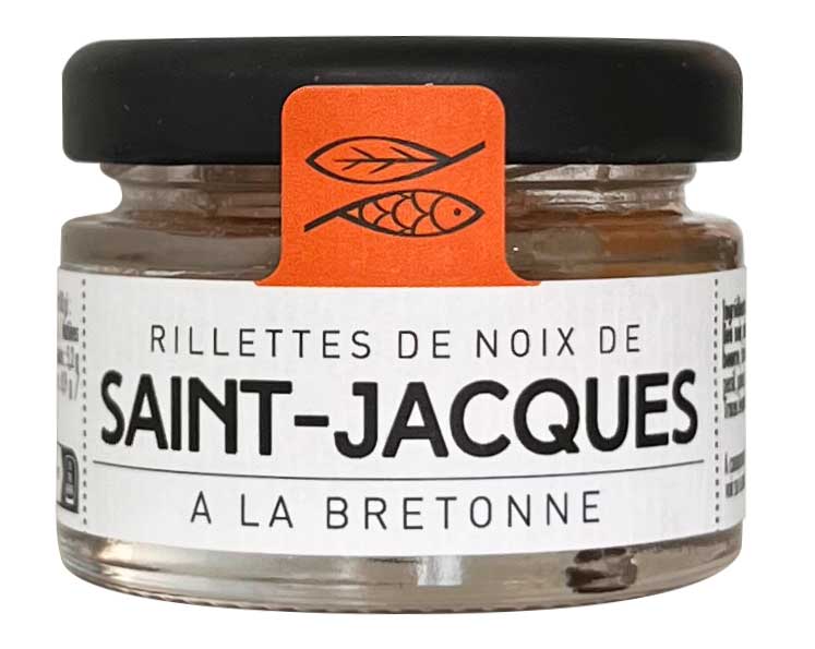 La Trinitaine Rillette Saint-Jacques bretonne 30g