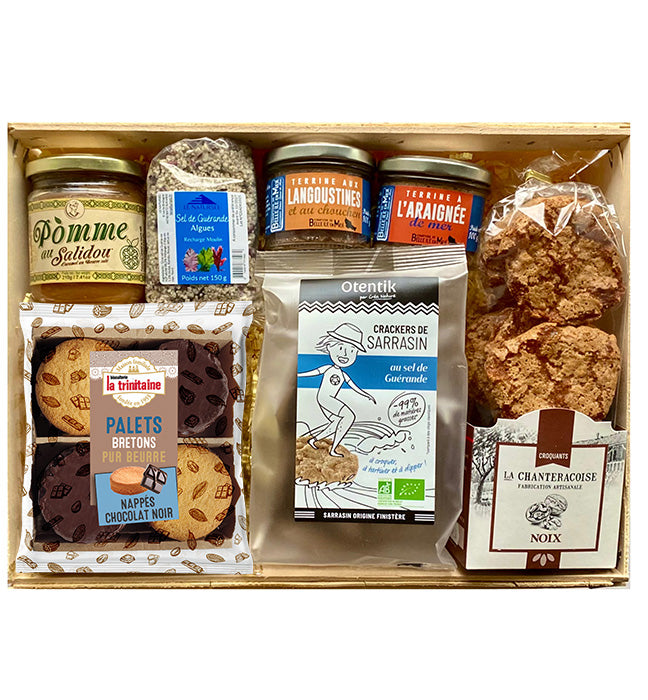 La Trinitaine Idées cadeaux Panier saveurs gourmandes garni