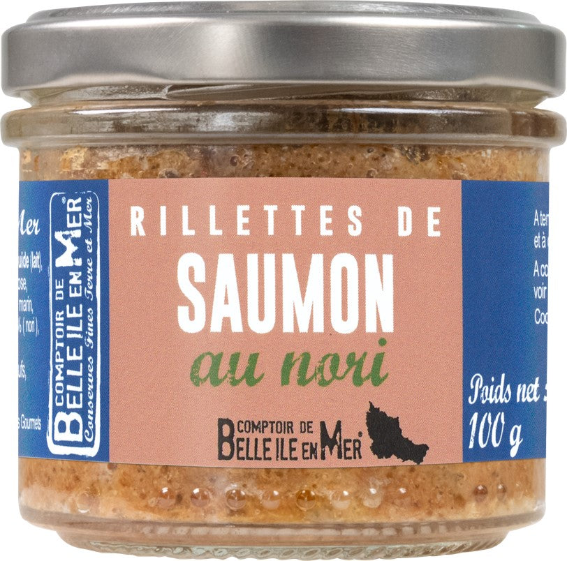 Belle-Île Rillettes Saumon Nori tartinable 78% poisson