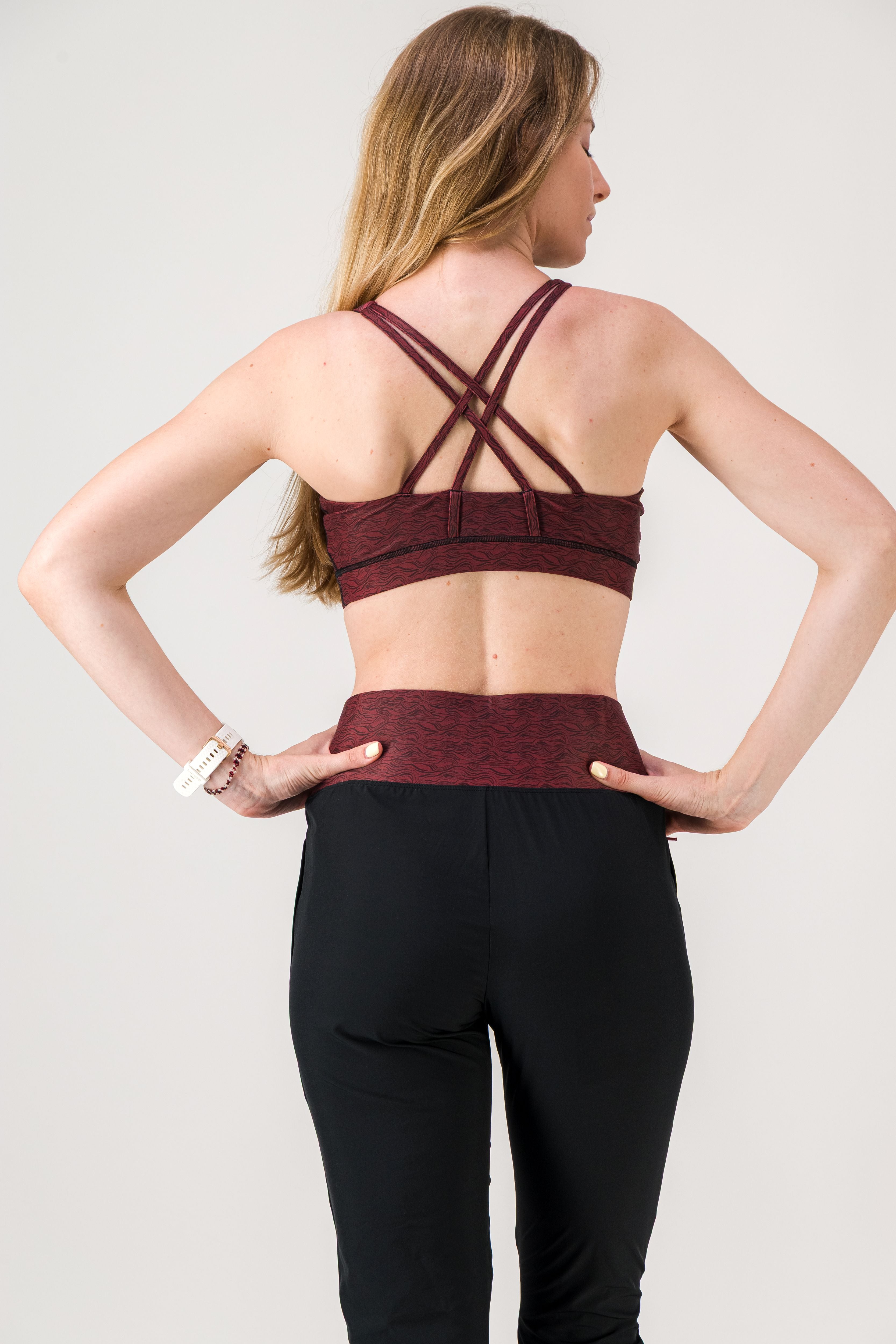 GAYASKIN Gaya Vibrations brassière sport bordeaux