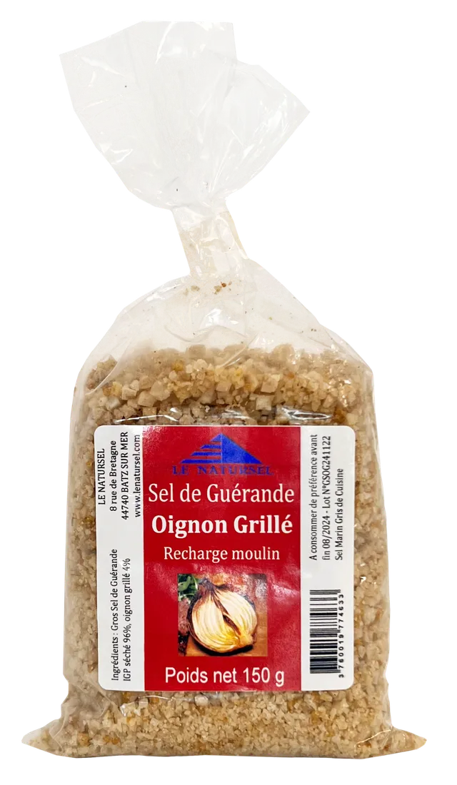 La Trinitaine Sel Guérande oignon grillé recharge moulin
