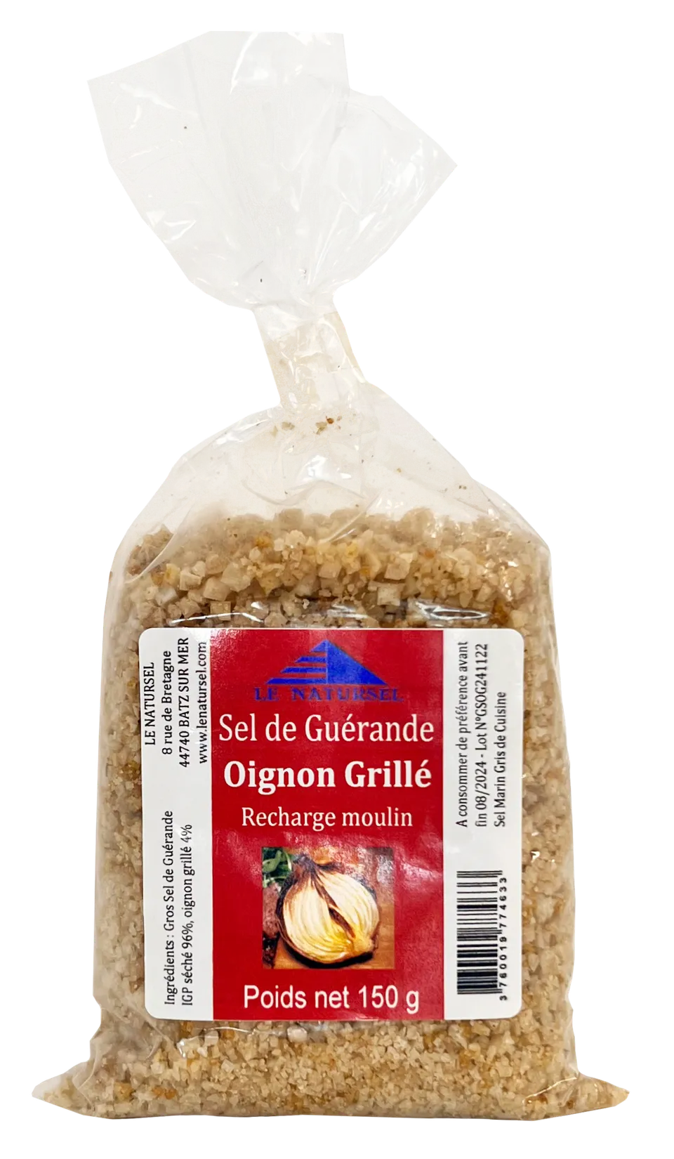 La Trinitaine Sel Guérande oignon grillé recharge moulin