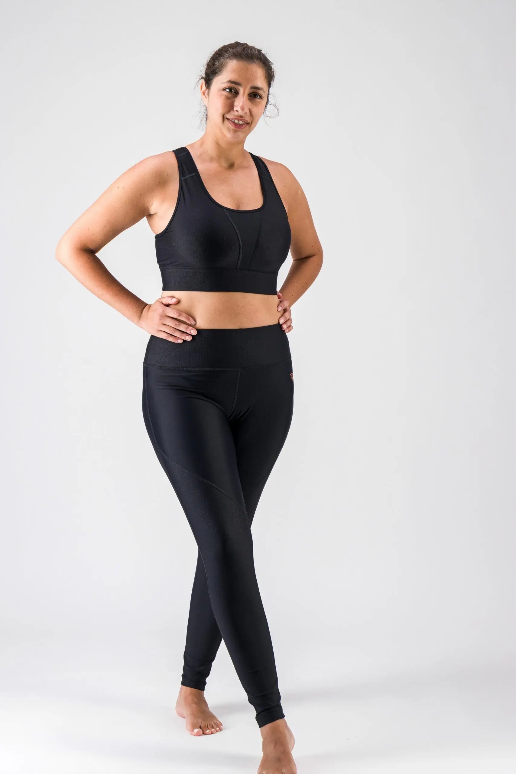 GAYASKIN Orion legging sport femme noir bi-matière confort