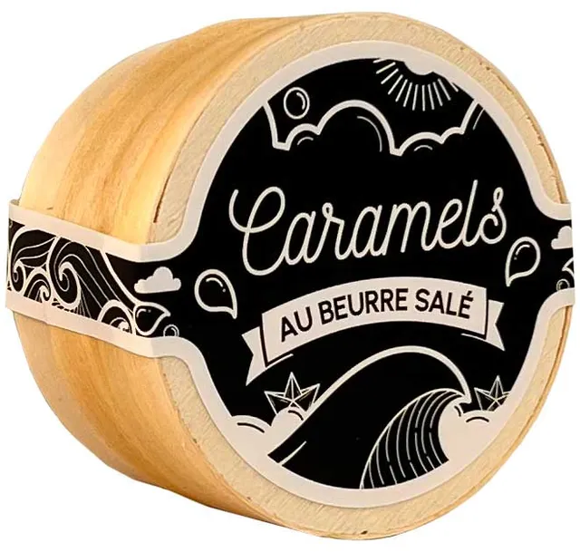 La Trinitaine Caramels Beurre Salé Boîte Bois BZH Surf