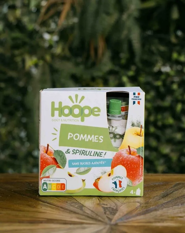 HOOPE Compotes pommes gourde anti-gaspi