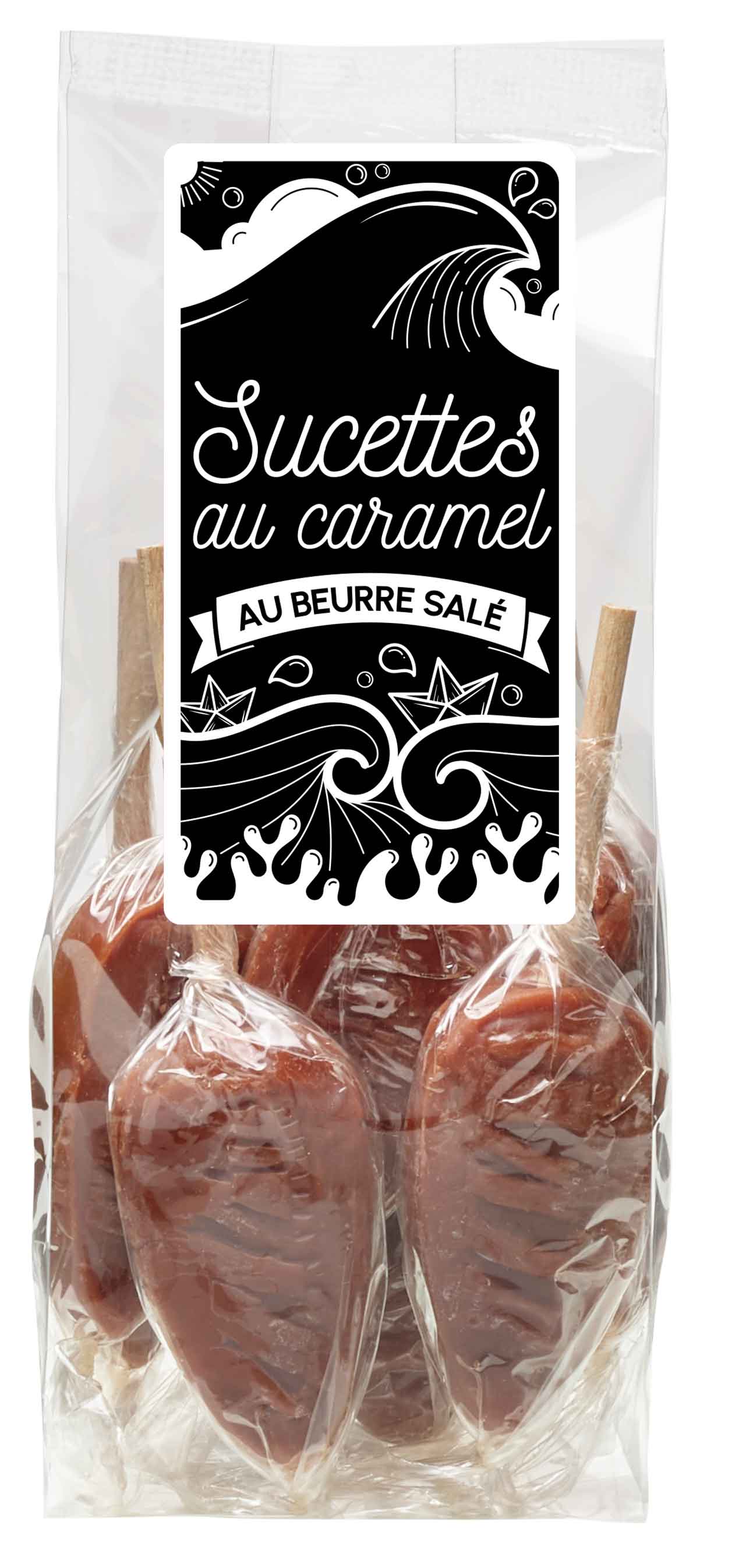 La Trinitaine Confiseries sucettes caramel beurre salé 110g