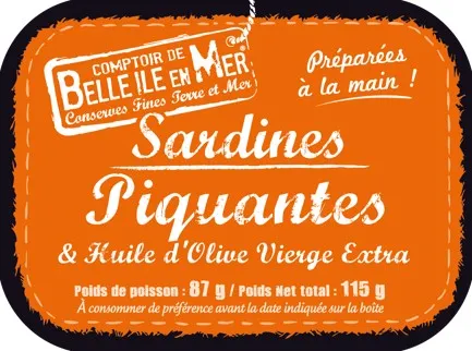 La Trinitaine Sardines piquantes huile olive boîte