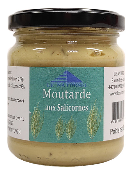 La Trinitaine Moutarde salicornes 200g iodée