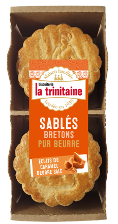 La Trinitaine Sablés Bretons éclats caramel beurre salé biscuits