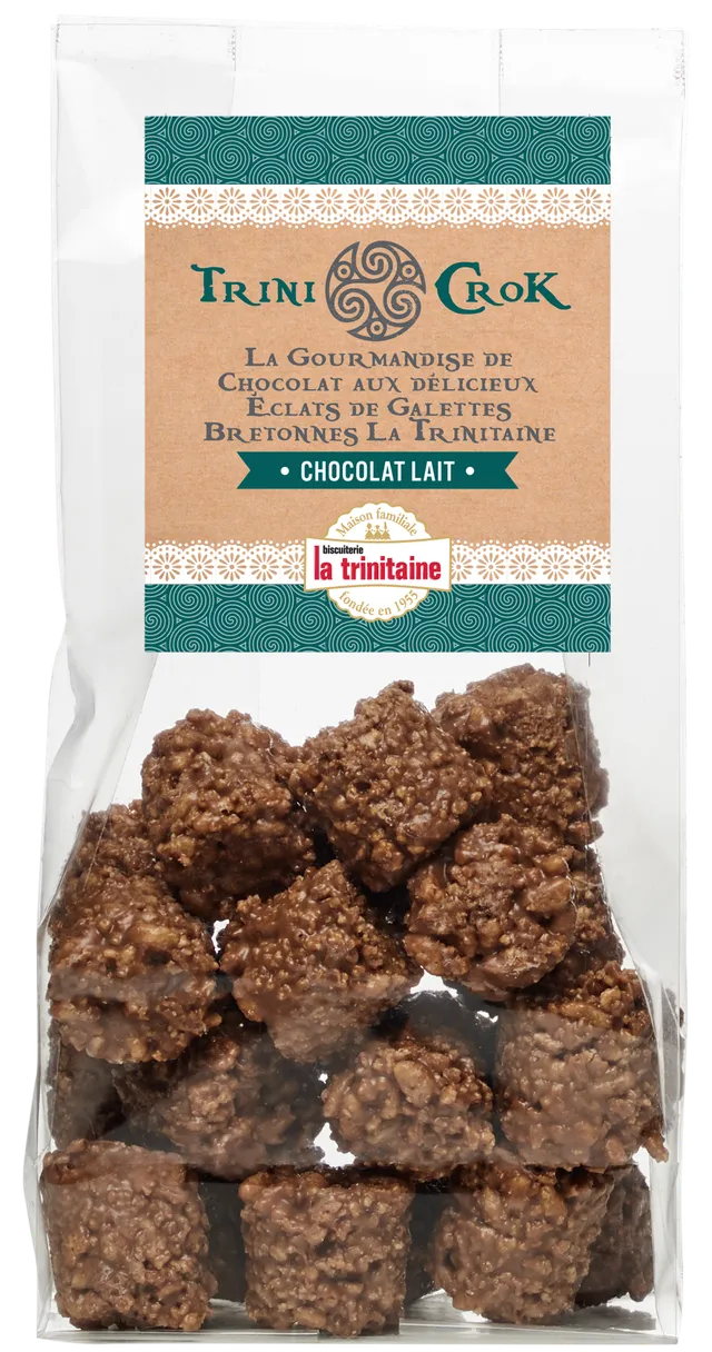 La Trinitaine Trini'Crok chocolat lait 120g rocher galette