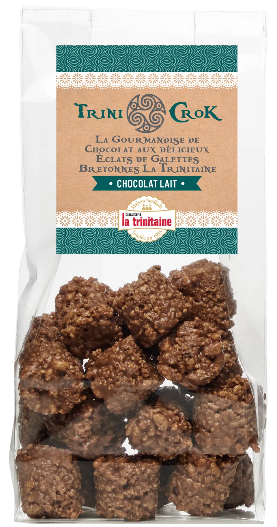 La Trinitaine Trini'Crok chocolat lait 120g rocher galette