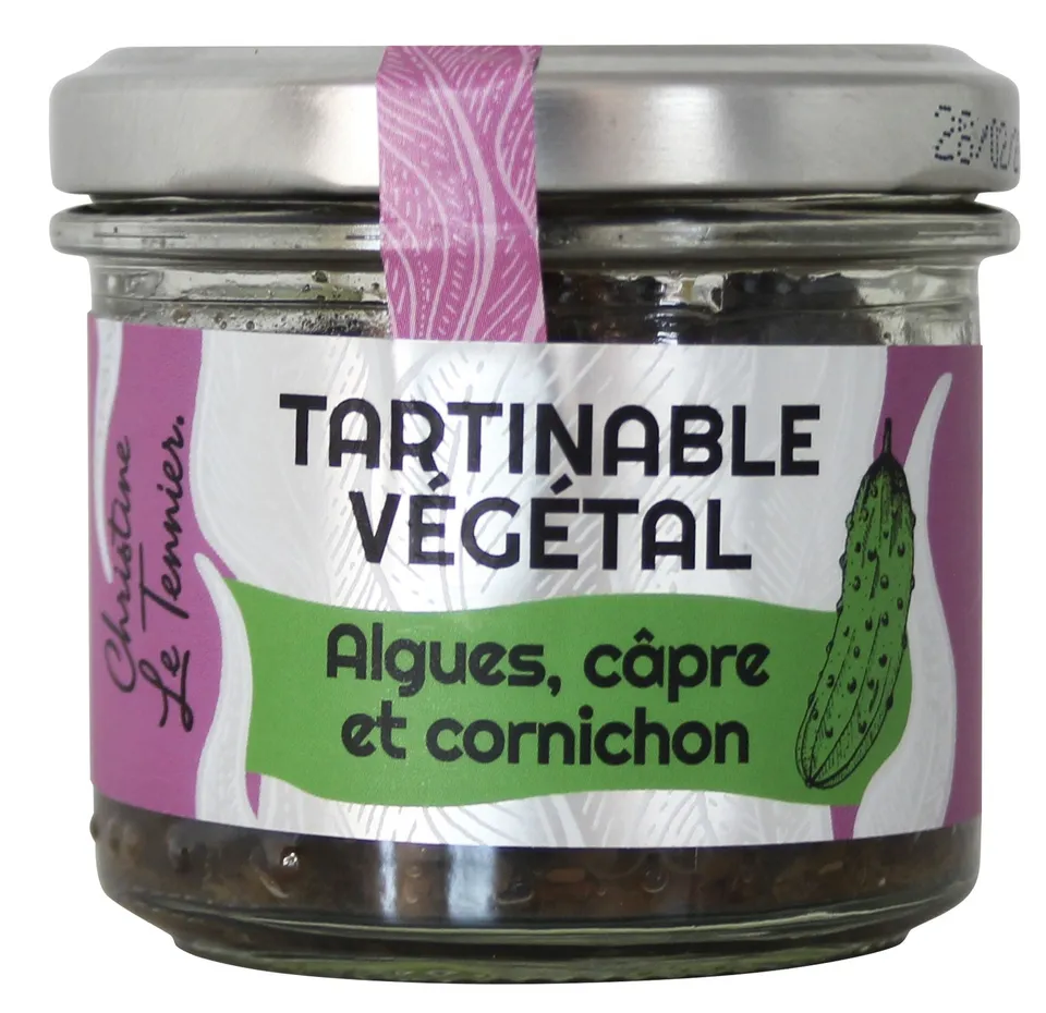 La Trinitaine Tartare d’algues câpres cornichons tartinable