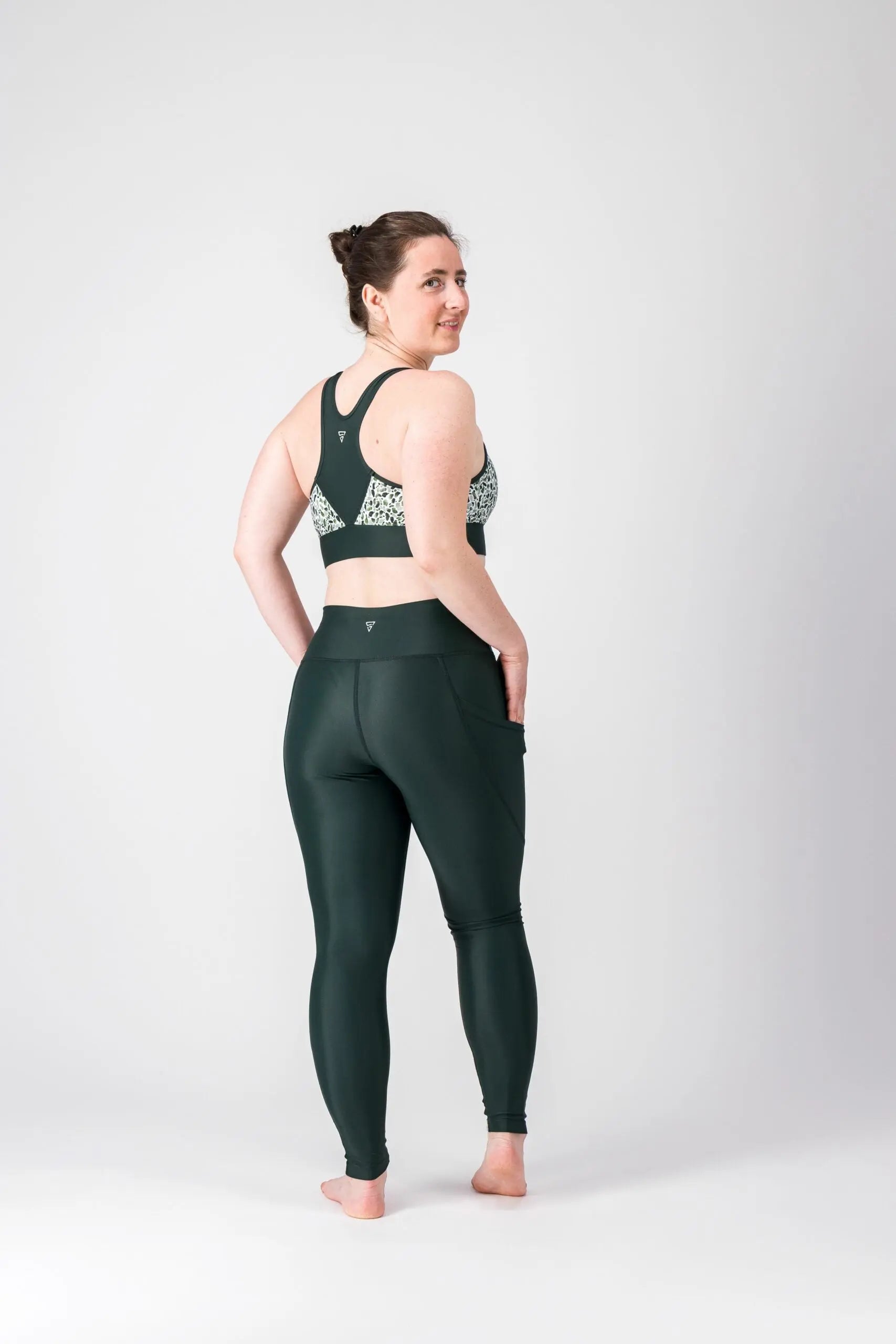 GAYASKIN Scotland SKIN brassière sport maintien fort verte